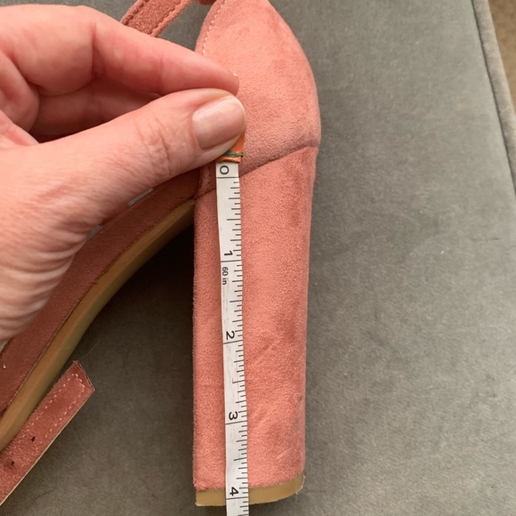 Blush pink platform heels - Picture 4 of 8